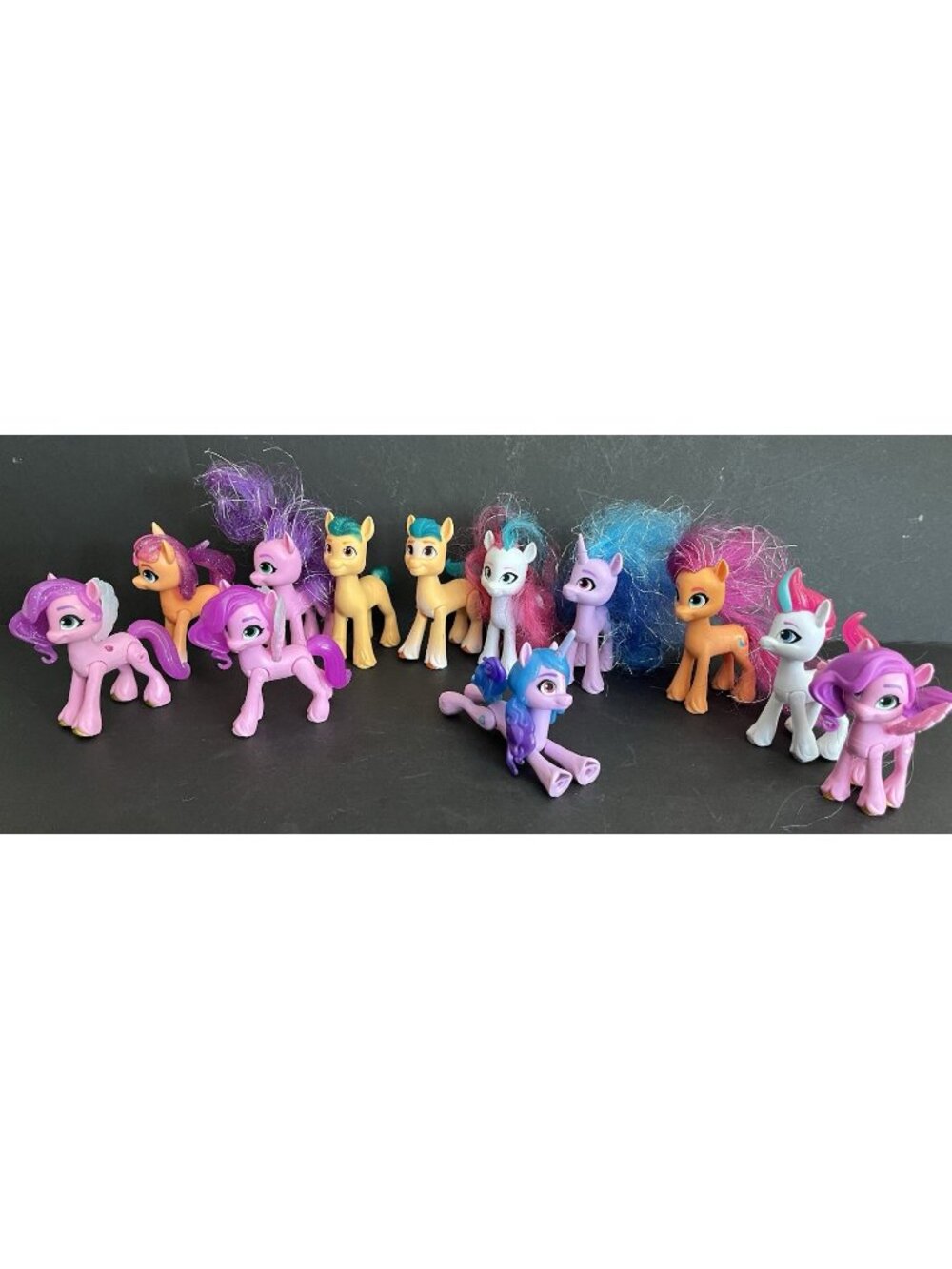 Lot of 12 My Little Pony Figures Princess Celestia Zipp Storm Unicorn Rainbow